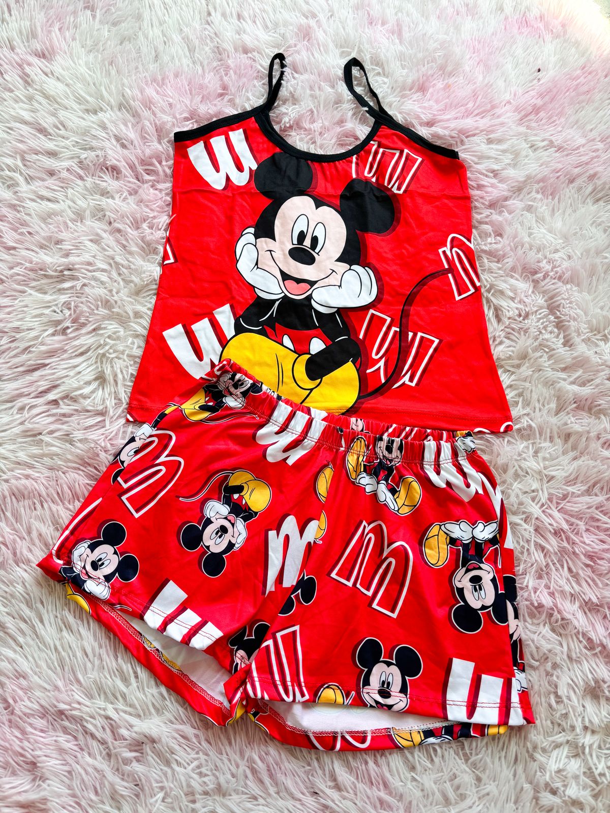 Pijama Mickey Mouse Piel de Durazno