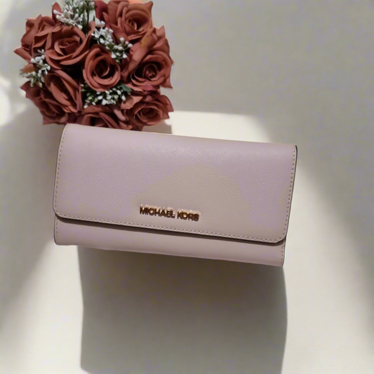 Billetera Michael Kors Jet Set Monograma