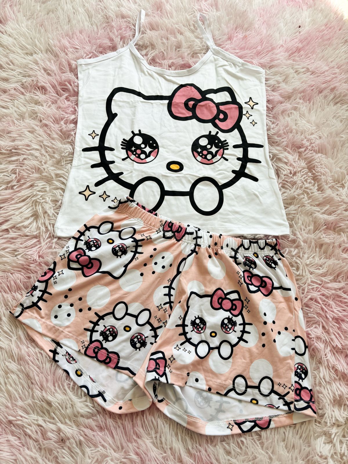 Pijama Hello Kitty Piel de Durazno