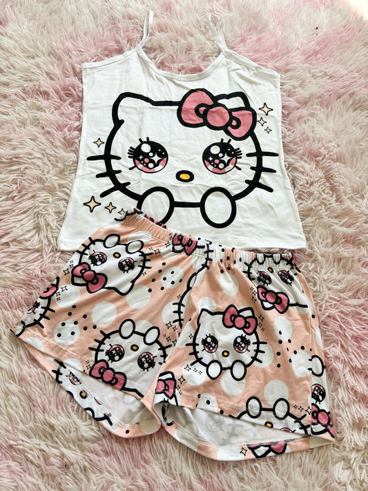 Pijama Hello Kitty Piel de Durazno