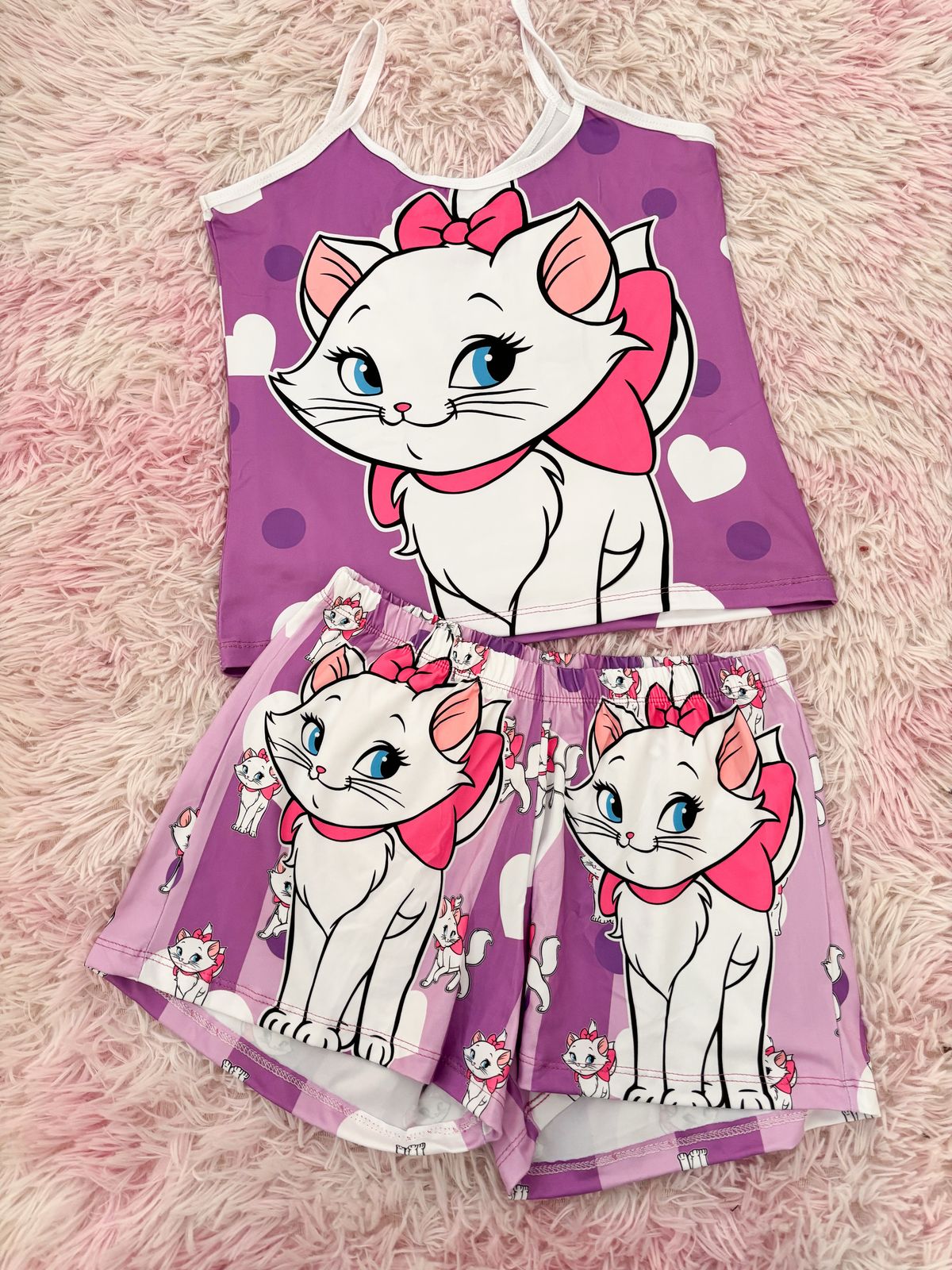 Pijama Gatita Marie en Piel de Durazno