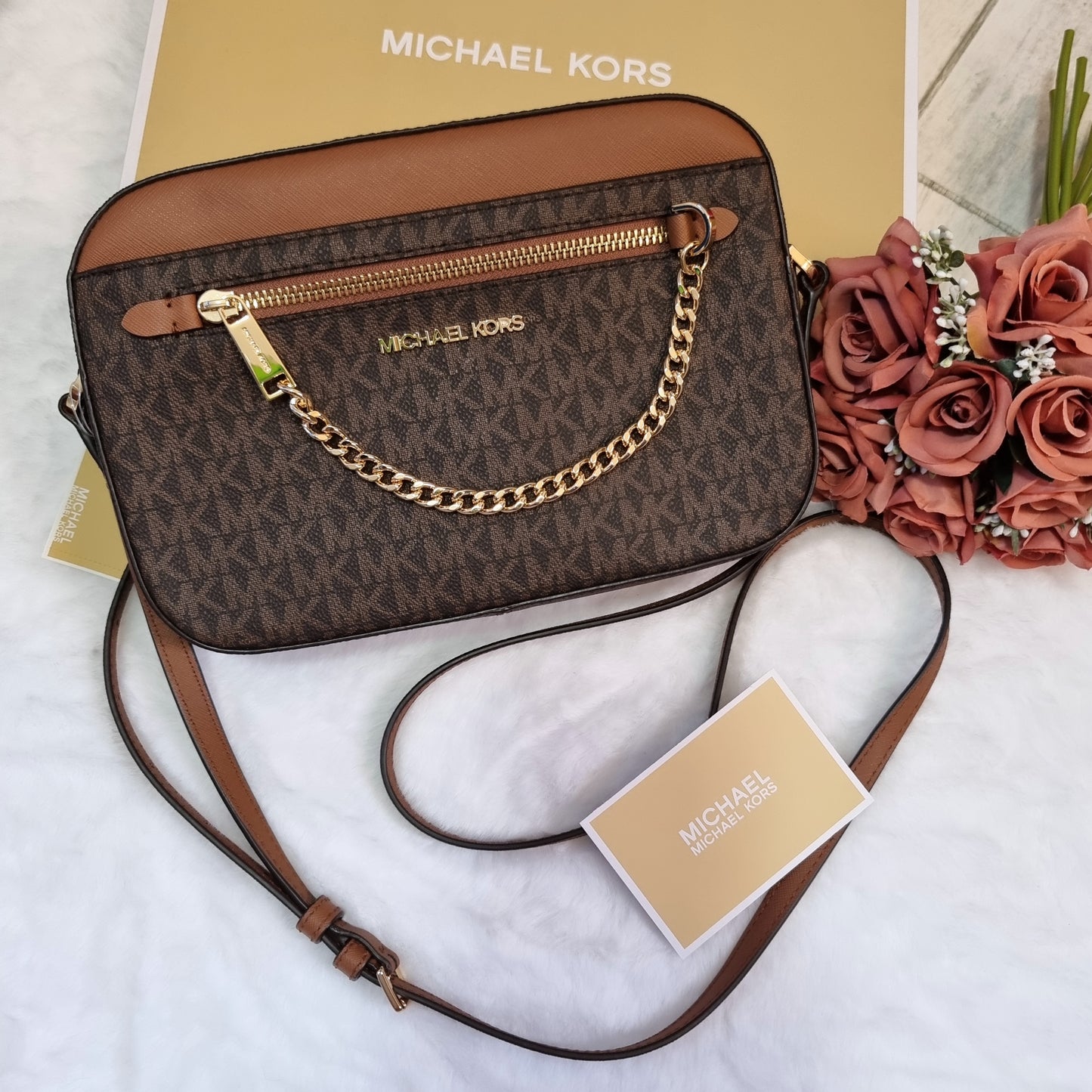 Crossbody Michel Kors Jet Set Large