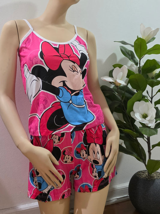Pijama Minnie Mouse Piel de Durazno